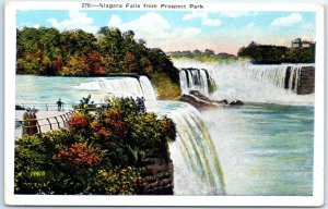 Postcard - Niagara Falls from Prospect Park - Niagara Falls