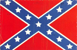 Confederate Flaf Postcard