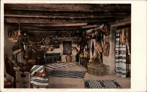 Grand Canyon Arizona AZ Hopi House Blanket Rm Detroit Pub c1900s-20s Postcard