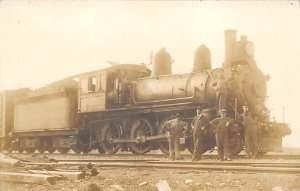 Unidentified Real Photo Train Railroad, Train Postcard