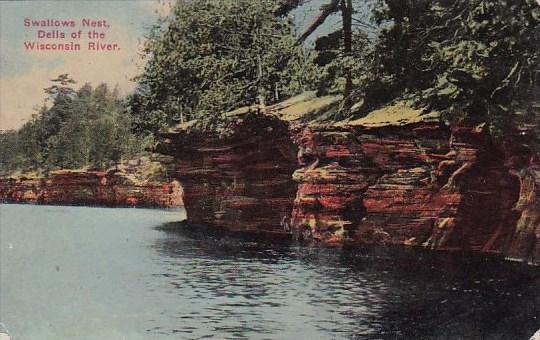 Wisconsin Swallows Nest Dells Of The Wisconsin 1913