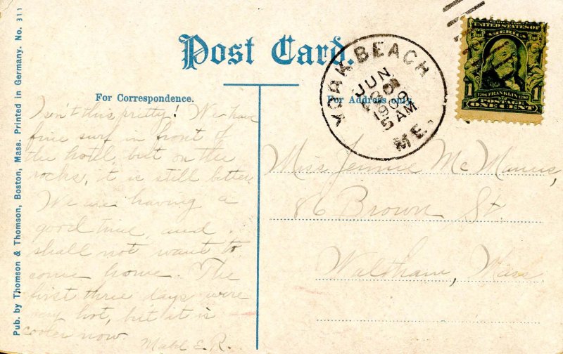 ME - York Beach. The Surf