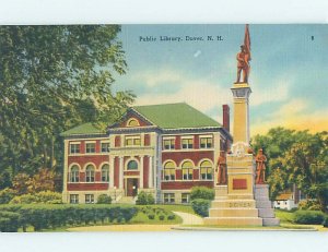 Unused Linen LIBRARY SCENE Dover New Hampshire NH hs2281