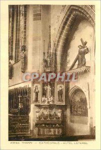 Postcard Thann Old Cathedral Altar Lateral