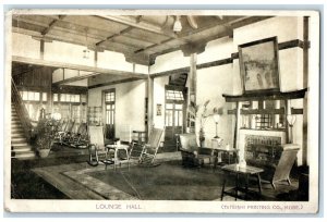 1921 Interior Lounge Hall Nara Hotel Nara Japan Antique Posted Postcard