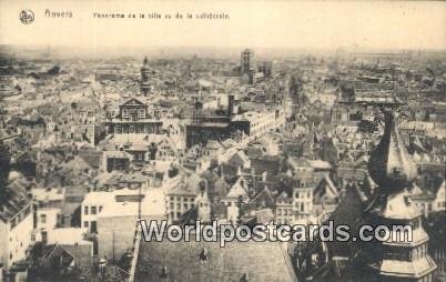 La Cathedrale Anvers, Belgium Writing On Back 