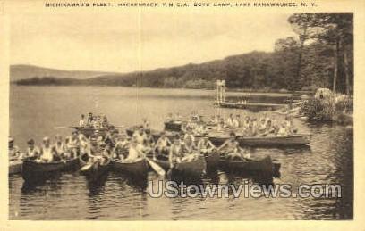 Michikamau's Fleet Lake Kanawaukee NY Unused