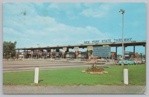 New York State Thruway~Toll Interchange~Buffalo & Niagara Falls~PM 1956 Postcard