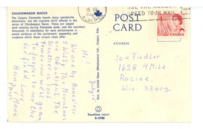 Canada - Alberta, Calgary. Calgary Stampede, Chuckwagon Races