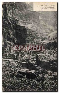 Old Postcard The Padirac pit the gulf