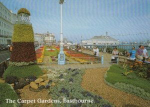 Sussex Postcard - The Carpet Gardens, Eastbourne    RR7865