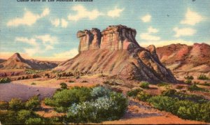 Montana Castle butte In The Badlands 1953