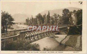Old Postcard Argeles Bridge Tillos Gave at the base Viscos