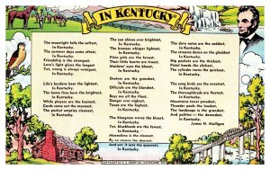 Postcard Song Kentucky - In Kentucky by James H. Mulligan