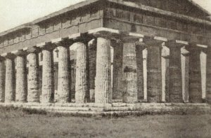 Greece Athens Neptune Temple Vintage Postcard 07.73