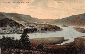 Matapedia Quebec Canada View from West Side Vintage Postcard AA70387