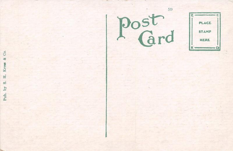 Enid Oklahoma~Garfield County Court House~1920s Postcard