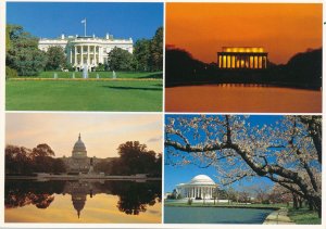 Capitol, Washington, DC - White House - Lincoln Memorial, Jefferson Memorial