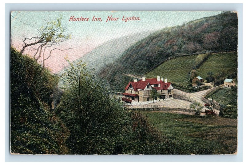 C.1907-10s Hunters Inn, Near Lynton. F76E