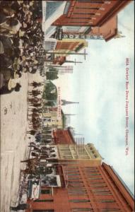 Cheyenne WY Cowboy Race Ferguson St. c1910 Postcard myn