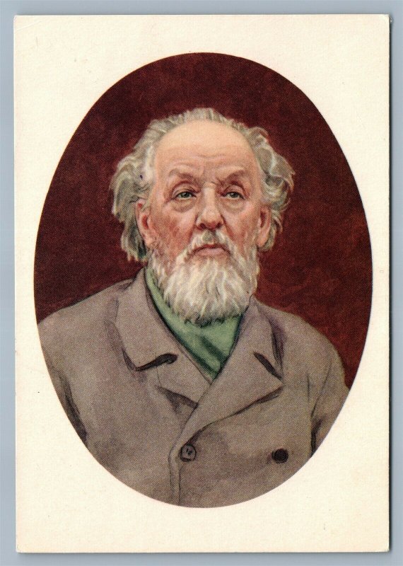 RUSSIAN SPACE SCIENCE CREATOR KONSTANTIN TSIOLKOVSKY VINTAGE POSTCARD