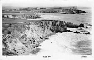 BUDE BAY CORNWALL ENGLAND~SAMPSON PHOTO POSTCARD 1950s