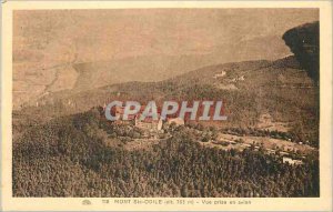 Old Postcard Mont Sainte Odile view taken by plane