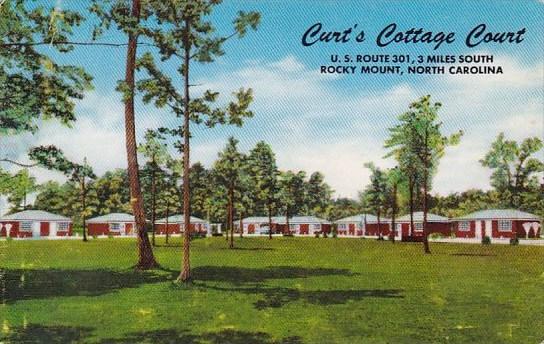 Curts Cottage Court Rocky Mount North Carolina 1955