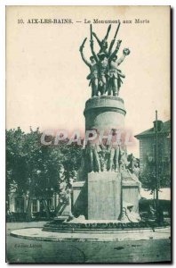 Old Postcard Aix les Bain The War Memorial