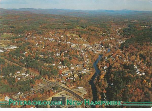 New Hampshire Peterborough Aerial View