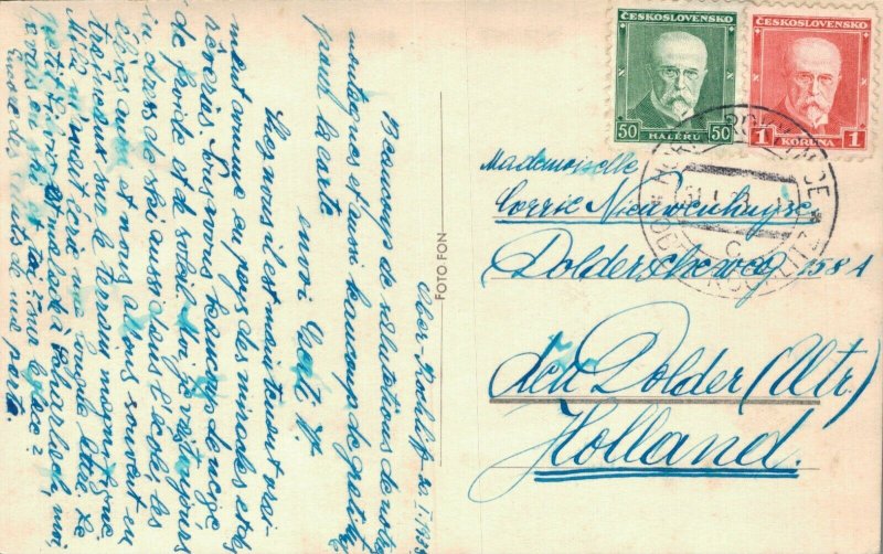 Czech Republic Krkonoše Labská louka RPPC 07.04 