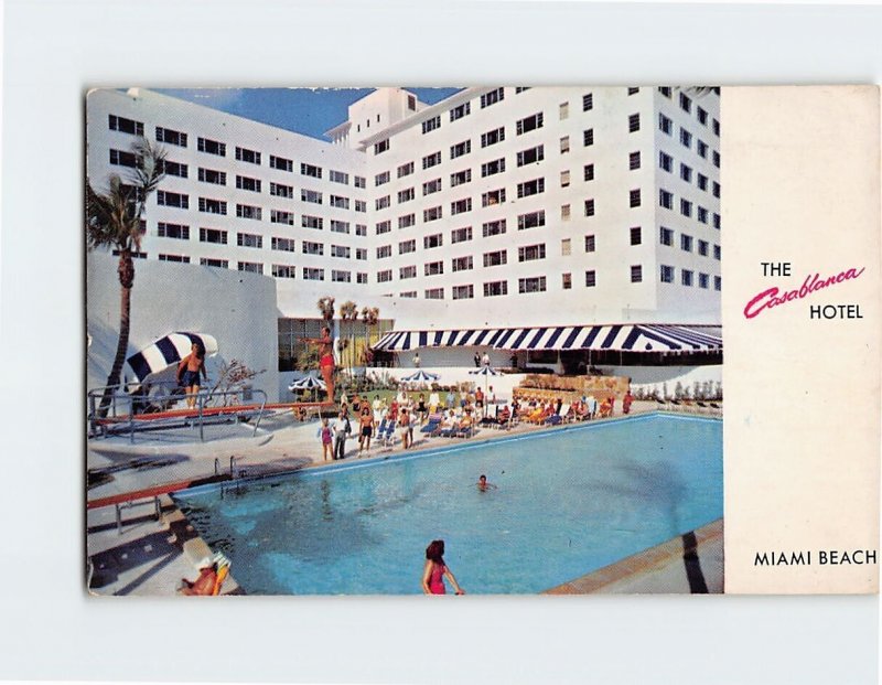 Postcard The Casablanca Hotel Miami Beach Florida USA