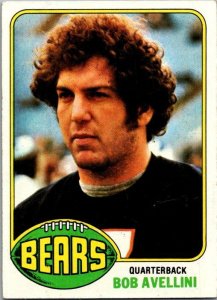 1976 Topps Football Card Bob Avellini Chicago Bears sk4208