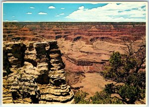 c1970s Grand Canyon National Park, AZ South Rim Sunny Birds Eye Photo 4x6 PC M10