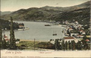 Luka u Gruzu Hafen von Gravosa - Croatia c110 Postcard #2