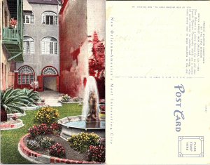 French Quarter Courtyard of the Two Sisters, Royal Street, New Orleans, Louisana