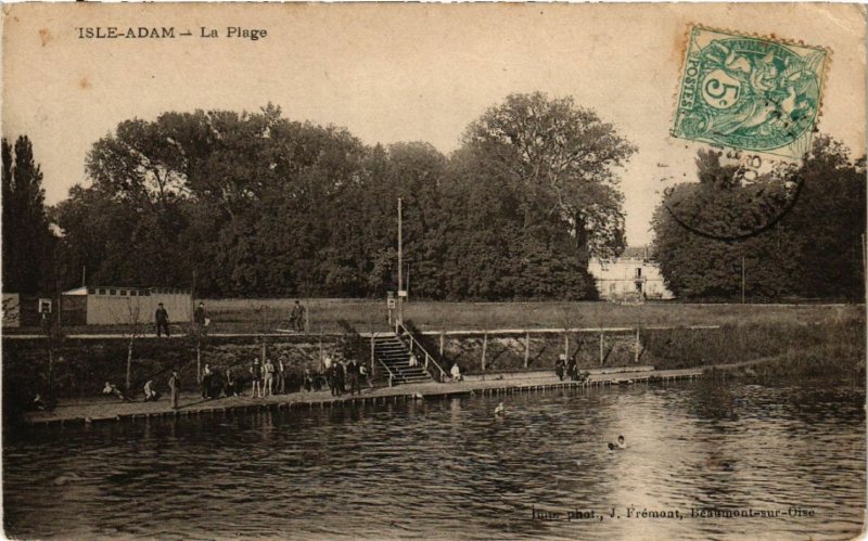 CPA L'ISLE-ADAM - La Plage (519619)