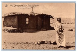 Sahara Africa Postcard Missonary of White Fathers 1928 Posted Vintage