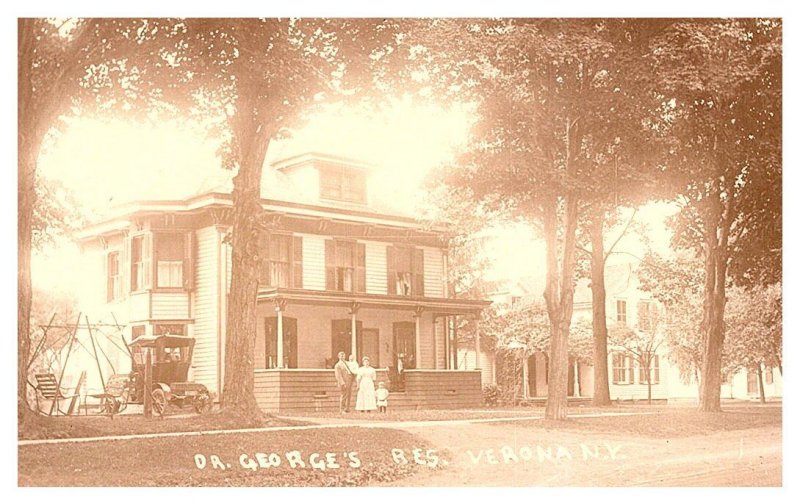 New York Verona Dr.George's residence, with wife & 2 children, RPC