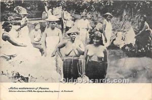 Native washerwomen of Panama Nude Unused 