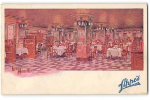 LIPPE'S Ladies' Mosaic Room ST. LOUIS Missouri 1900s UDB Antique Postcard
