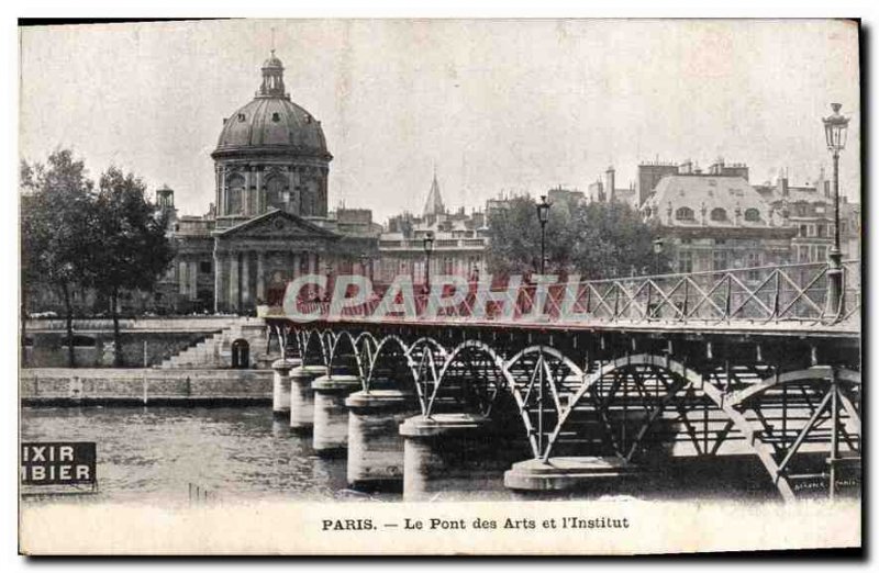 Postcard Old Paris and The Arts Institute of Bridge