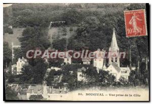 Postcard Old Bougival View from Cote