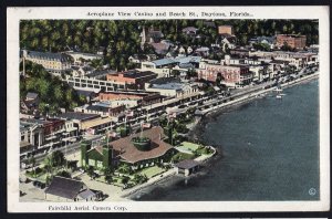 Florida DAYTONA Aeroplane View Casino and Beach Street - pm1925 - White Border