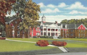 NH, New Hampshire  PLYMOUTH TEACHERS COLLEGE~Mary Lyon Hall  1949 Linen Postcard