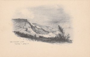 HASTINGS, FAIRLIGHT CLIFFS, Sussex - Vintage POSTCARD (Drawing)