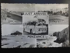 Cornwall JUST ARRIVED AT PENZANCE 5 Image Multiview c1959