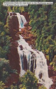 North Carolina Whitewater Falls In The Highlands Section Of Western North Car...