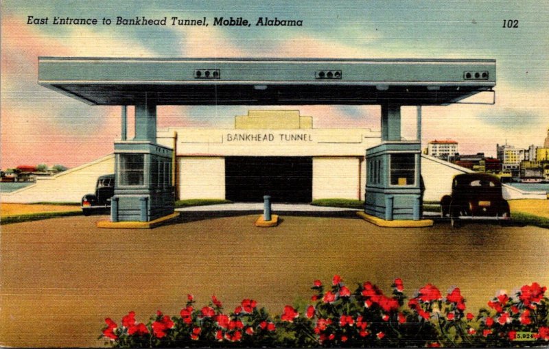 Alabama Mobile East Entrance To Bankhead Tunnel