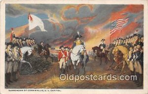 Surrender of Cornwallis US Capitol Patriotic Unused 